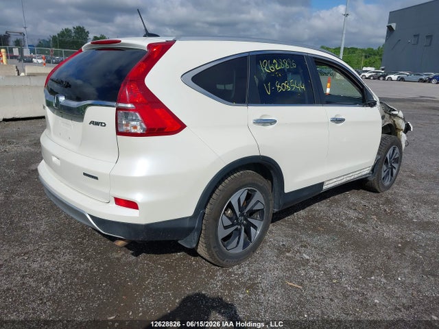 2016 Honda Cr-v Touring მანქანა იყიდება აუქციონზე, vin: 5J6RM4H91GL808544, აუქციონის ნომერი: 12628826