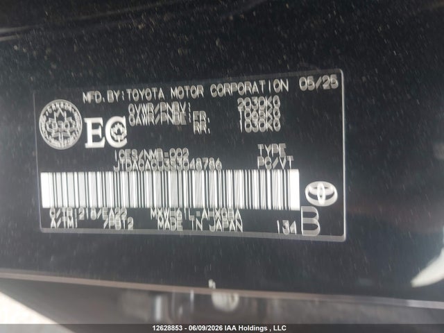 Aukcja sprzedaży 2025 Toyota Prius Plug-in Hybrid Xse/xse Premium, vin: JTDACACU3S3048786, numer aukcji: 12628853