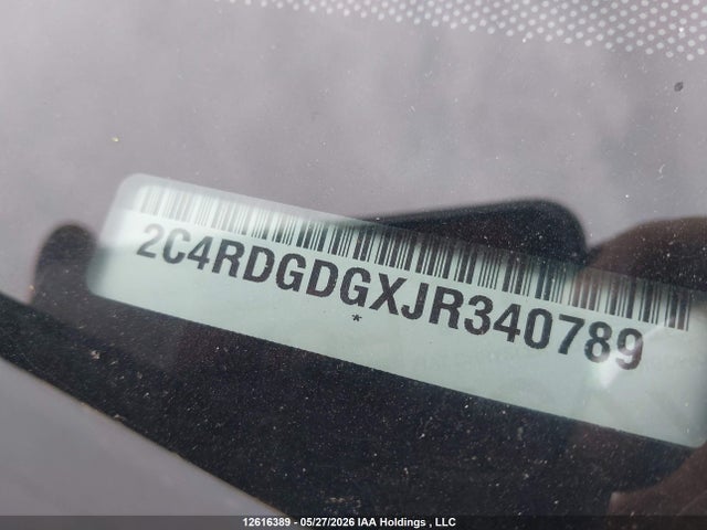 Продаж на аукціоні авто 2018 Dodge Grand Caravan Crew, vin: 2C4RDGDGXJR340789, номер лоту: 12616389