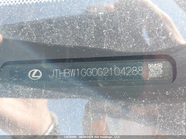 Продаж на аукціоні авто 2016 Lexus Es 300h 300h, vin: JTHBW1GG0G2104288, номер лоту: 12628898