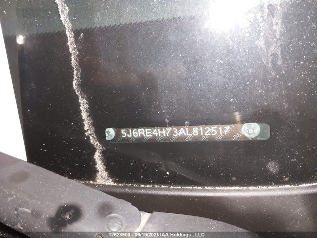 2010 Honda Cr-v Exl მანქანა იყიდება აუქციონზე, vin: 5J6RE4H73AL812517, აუქციონის ნომერი: 12628903