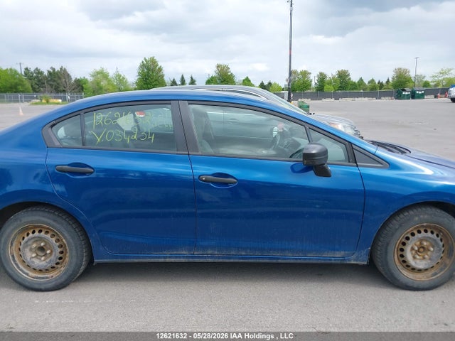 Продажа на аукционе авто 2014 Honda Civic Dx, vin: 2HGFB2E28EH034234, номер лота: 12621632