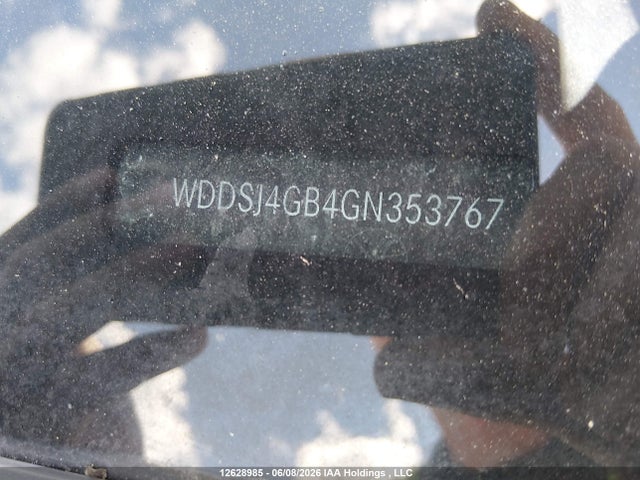 12628985 :رقم المزاد ، WDDSJ4GB4GN353767 vin ، 2016 Mercedes-benz Cla 250 4matic مزاد بيع