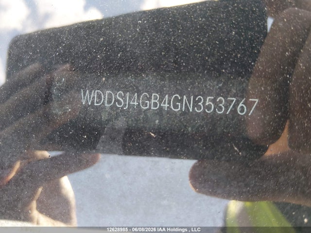 12628985 :رقم المزاد ، WDDSJ4GB4GN353767 vin ، 2016 Mercedes-benz Cla 250 4matic مزاد بيع