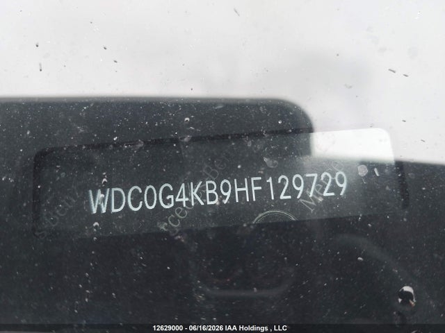 Продажа на аукционе авто 2017 Mercedes-benz Glc 300 4matic, vin: WDC0G4KB9HF129729, номер лота: 12629000