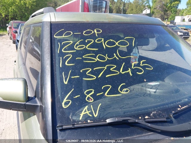 Auction sale of the 2012 Kia Soul 2.0l 2u/2.0l 4u/2.0l 4u Burner/2.0l 4u Luxury/2.0l 4u Retro, vin: KNDJT2A6XC7373455, lot number: 12629007