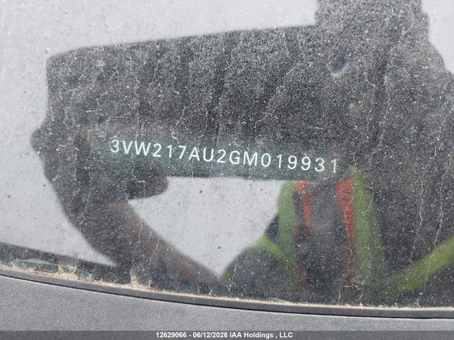 12629066 :رقم المزاد ، 3VW217AU2GM019931 vin ، 2016 Volkswagen Golf S/se/sel مزاد بيع
