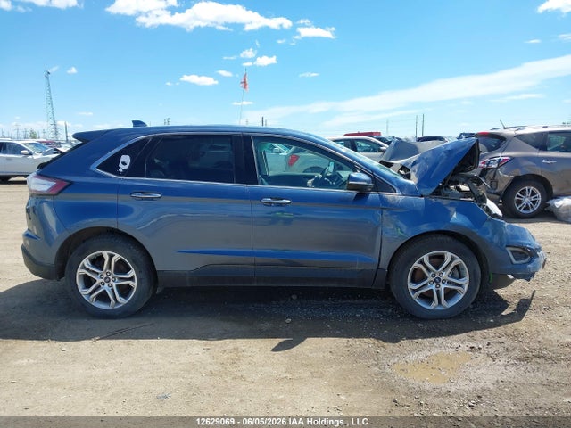 12629069 :رقم المزاد ، 2FMPK4K94JBC48386 vin ، 2018 Ford Edge Titanium مزاد بيع