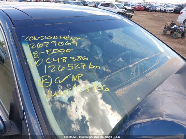 12629069 :رقم المزاد ، 2FMPK4K94JBC48386 vin ، 2018 Ford Edge Titanium مزاد بيع