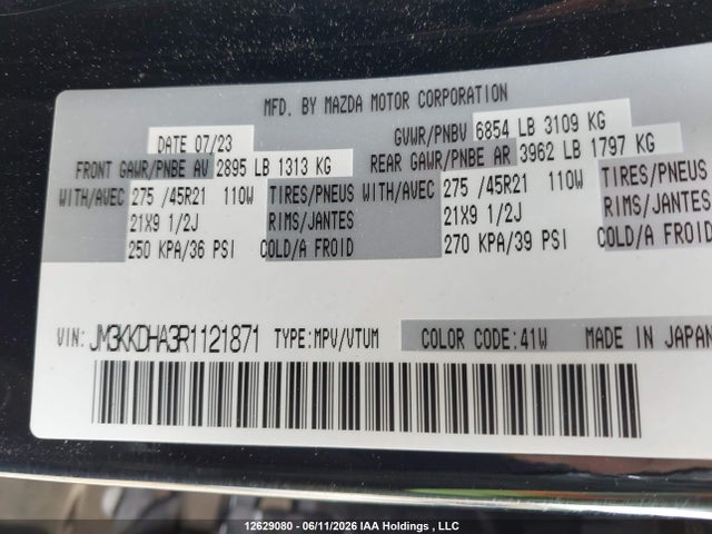 Mazda Cx-90 Phev Gt 2024 JM3KKDHA3R1121871 Image 19