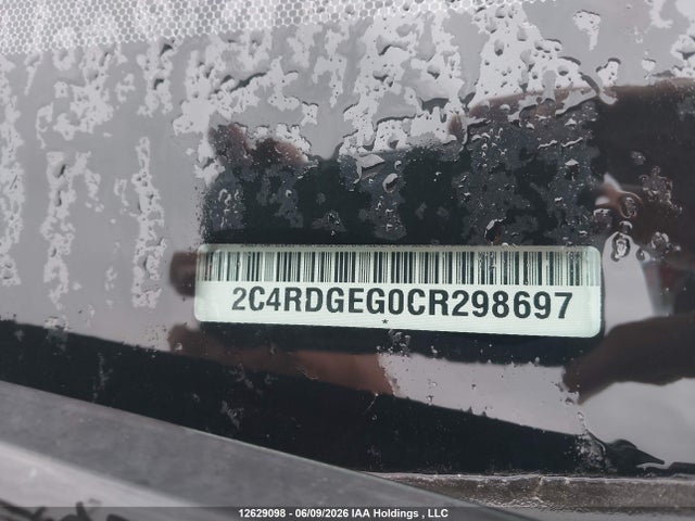 Продажа на аукционе авто 2012 Dodge Caravan, vin: 2C4RDGEG0CR298697, номер лота: 12629098
