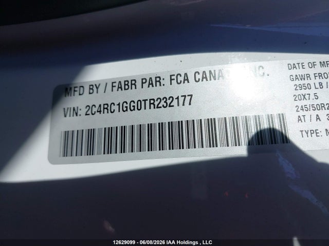 Chrysler Pacifica Limited 2026 2C4RC1GG0TR232177 Image 9