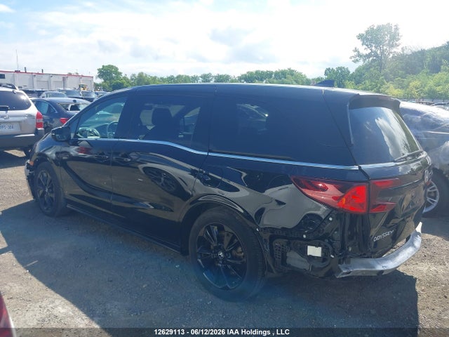 2023 Honda Odyssey Black Edition მანქანა იყიდება აუქციონზე, vin: 5FNRL6H01PB502095, აუქციონის ნომერი: 12629113