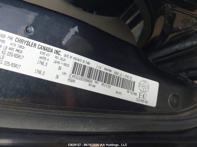 Dodge Grand Caravan Crew 2014 2C4RDGDG9ER280669 Image 9