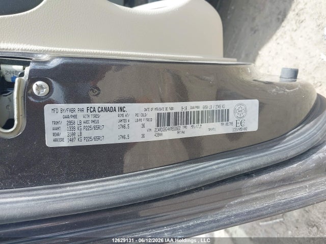 Dodge Grand Caravan Se 2019 2C4RDGBG4KR553922 Image 9