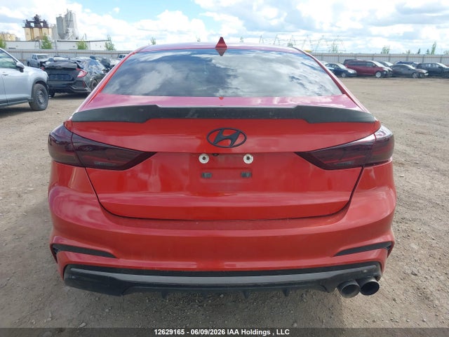 12629165 :رقم المزاد ، KMHD04LB3JU514839 vin ، 2018 Hyundai Elantra Sport مزاد بيع