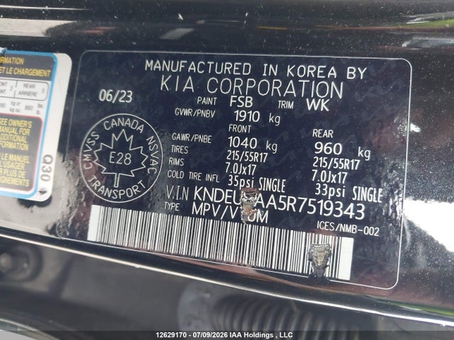 KIA SELTOS EX 2024 KNDEUCAA5R7519343 Image 9
