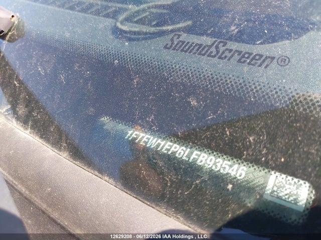 12629208 :رقم المزاد ، 1FTEW1EP6LFB93546 vin ، 2020 Ford F150 Supercrew مزاد بيع