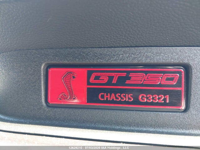 1FA6P8JZ7G5520894 Ford Mustang Shelby Gt350