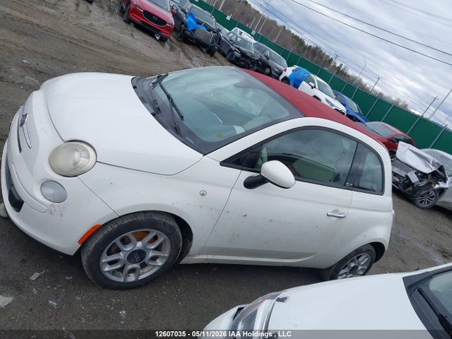 2012 Fiat 500c Pop მანქანა იყიდება აუქციონზე, vin: 3C3CFFDR5CT379578, აუქციონის ნომერი: 12607035