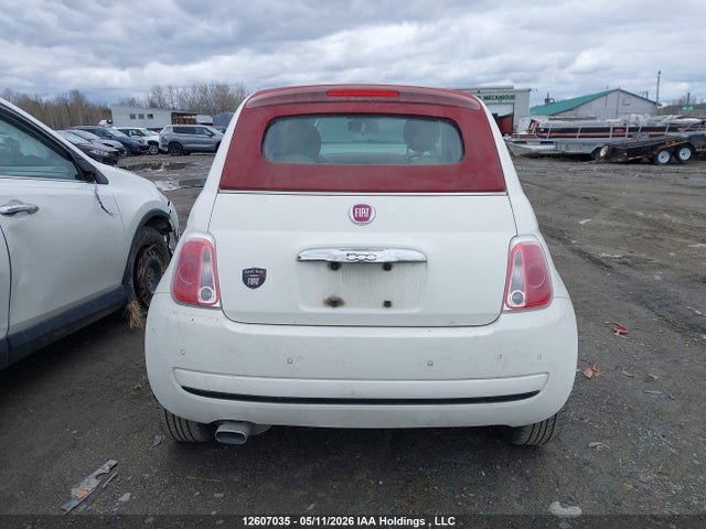 2012 Fiat 500c Pop მანქანა იყიდება აუქციონზე, vin: 3C3CFFDR5CT379578, აუქციონის ნომერი: 12607035