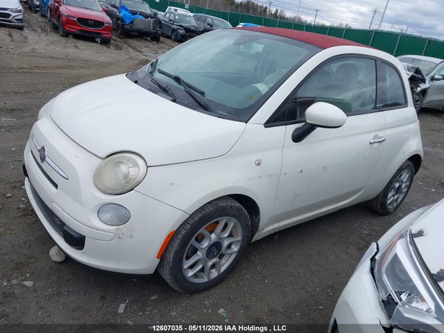2012 Fiat 500c Pop მანქანა იყიდება აუქციონზე, vin: 3C3CFFDR5CT379578, აუქციონის ნომერი: 12607035