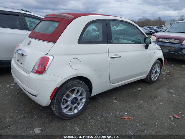 2012 Fiat 500c Pop მანქანა იყიდება აუქციონზე, vin: 3C3CFFDR5CT379578, აუქციონის ნომერი: 12607035