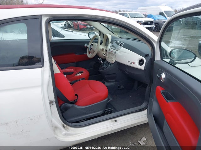 2012 Fiat 500c Pop მანქანა იყიდება აუქციონზე, vin: 3C3CFFDR5CT379578, აუქციონის ნომერი: 12607035