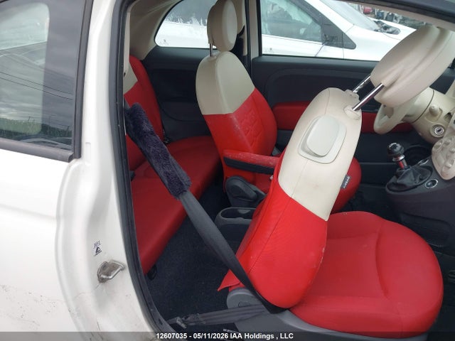 2012 Fiat 500c Pop მანქანა იყიდება აუქციონზე, vin: 3C3CFFDR5CT379578, აუქციონის ნომერი: 12607035