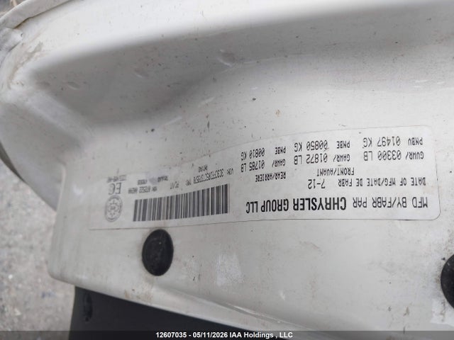 2012 Fiat 500c Pop მანქანა იყიდება აუქციონზე, vin: 3C3CFFDR5CT379578, აუქციონის ნომერი: 12607035