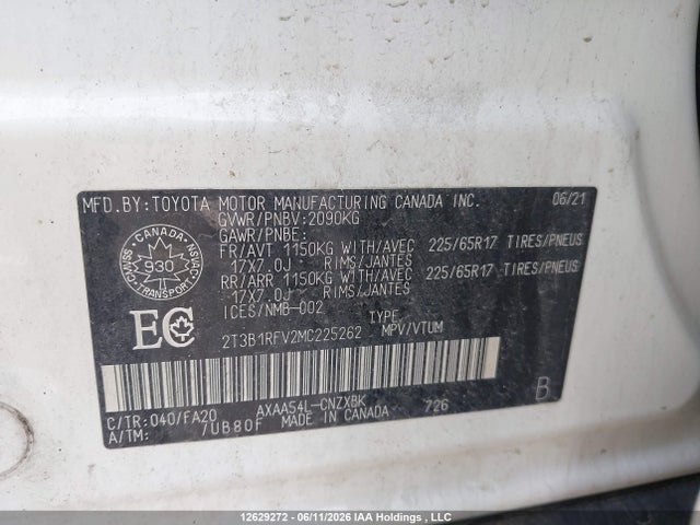 Toyota RAV4 LE 2021 2T3B1RFV2MC225262 Image 20