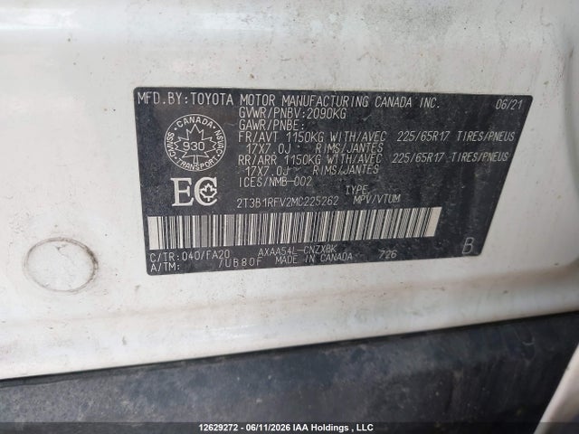 Toyota RAV4 LE 2021 2T3B1RFV2MC225262 Image 9