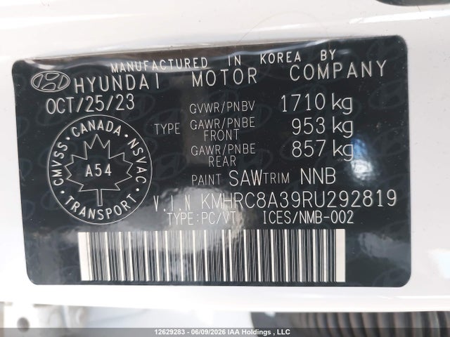 KMHRC8A39RU292819 Hyundai Venue Preferred