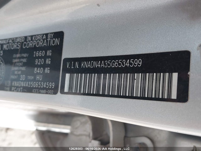 KIA Rio Ex/sx 2016 KNADN4A35G6534599 Image 9