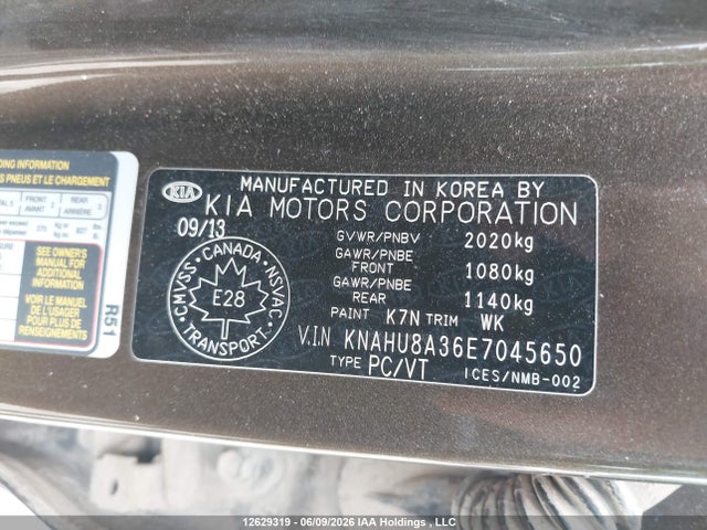 KIA Rondo 2014 KNAHU8A36E7045650 Image 18