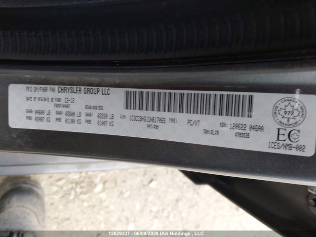Aukcja sprzedaży 2013 Chrysler 200 S, vin: 1C3CCBHG1DN617065, numer aukcji: 12629337