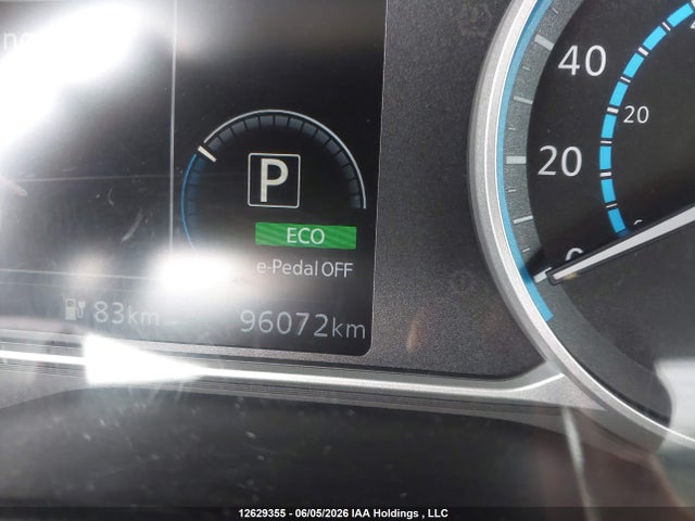 12629355 :رقم المزاد ، 1N4AZ1CP9KC301124 vin ، 2019 Nissan Leaf S/sl/sv مزاد بيع