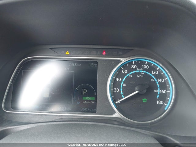 12629355 :رقم المزاد ، 1N4AZ1CP9KC301124 vin ، 2019 Nissan Leaf S/sl/sv مزاد بيع