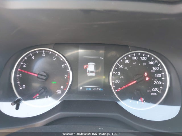 12629357 :رقم المزاد ، 2T3B1RFV5NC272643 vin ، 2022 Toyota Rav4 Le مزاد بيع