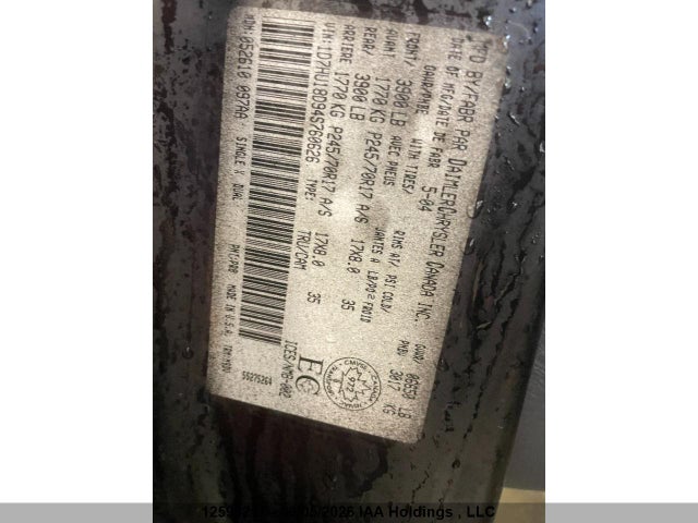 Aukcja sprzedaży 2004 Dodge Ram 1500 Slt/laramie, vin: 1D7HU18D94S760626, numer aukcji: 12599217
