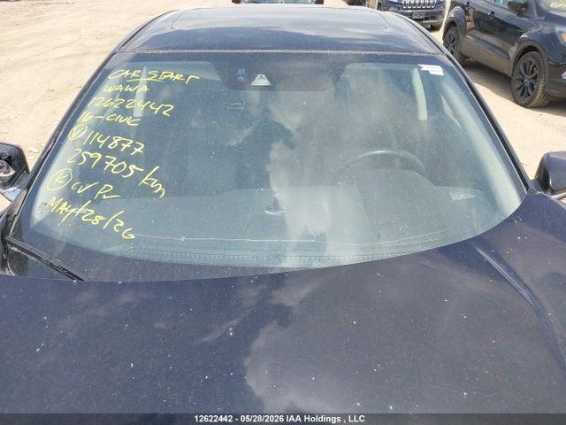 Продаж на аукціоні авто 2016 Honda Civic Touring, vin: 2HGFC1F94GH114877, номер лоту: 12622442