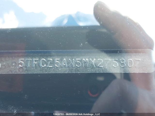 12628753 :رقم المزاد ، 5TFCZ5AN5MX275807 vin ، 2021 Toyota Tacoma مزاد بيع