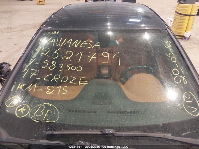 Продажа на аукционе авто 2017 Chevrolet Cruze Premier Auto, vin: 3G1BF6SM7HS583500, номер лота: 12621791