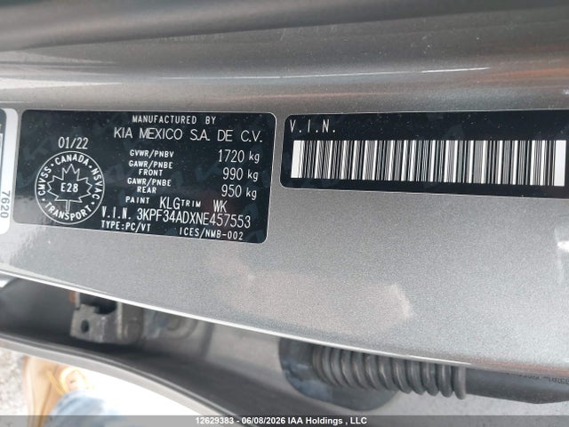 KIA Forte Gt Line 2022 3KPF34ADXNE457553 Image 19