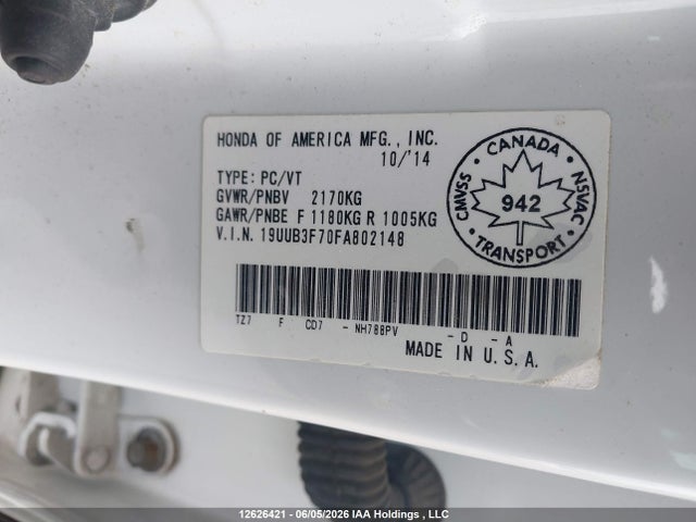Продаж на аукціоні авто 2015 Acura Tlx Elite, vin: 19UUB3F70FA802148, номер лоту: 12626421