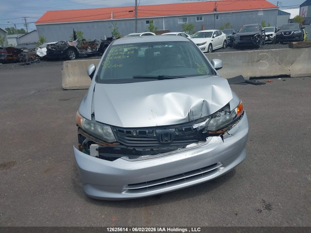 2012 Honda Civic Lx მანქანა იყიდება აუქციონზე, vin: 2HGFB2F44CH025687, აუქციონის ნომერი: 12625614