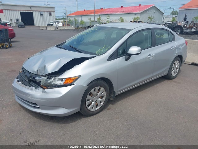 2012 Honda Civic Lx მანქანა იყიდება აუქციონზე, vin: 2HGFB2F44CH025687, აუქციონის ნომერი: 12625614
