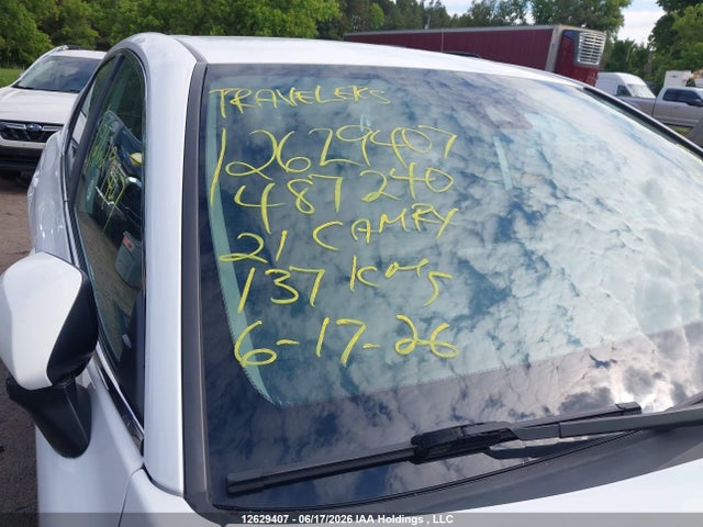 Aukcja sprzedaży 2021 Toyota Camry Se, vin: 4T1G11AK3MU487240, numer aukcji: 12629407