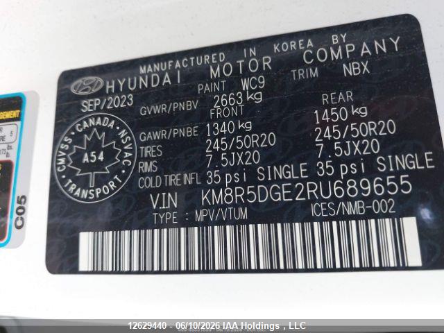 Hyundai Palisade Ultimate Calligraphy 2024 KM8R5DGE2RU689655 Image 10