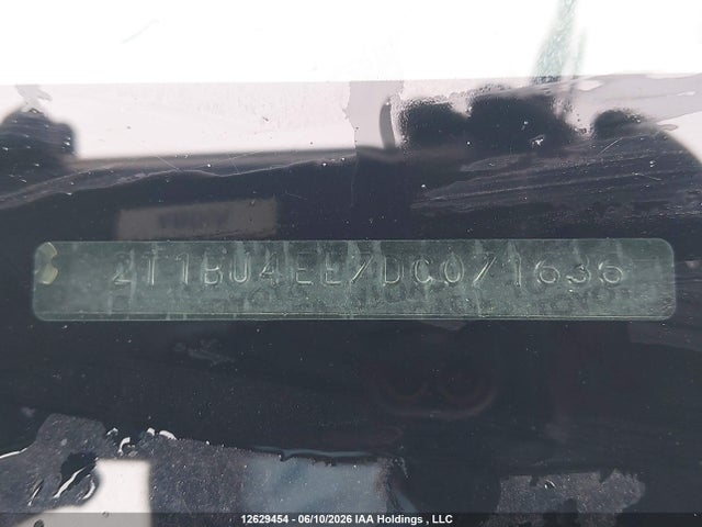 12629454 :رقم المزاد ، 2T1BU4EE7DC071636 vin ، 2013 Toyota Corolla S/le مزاد بيع